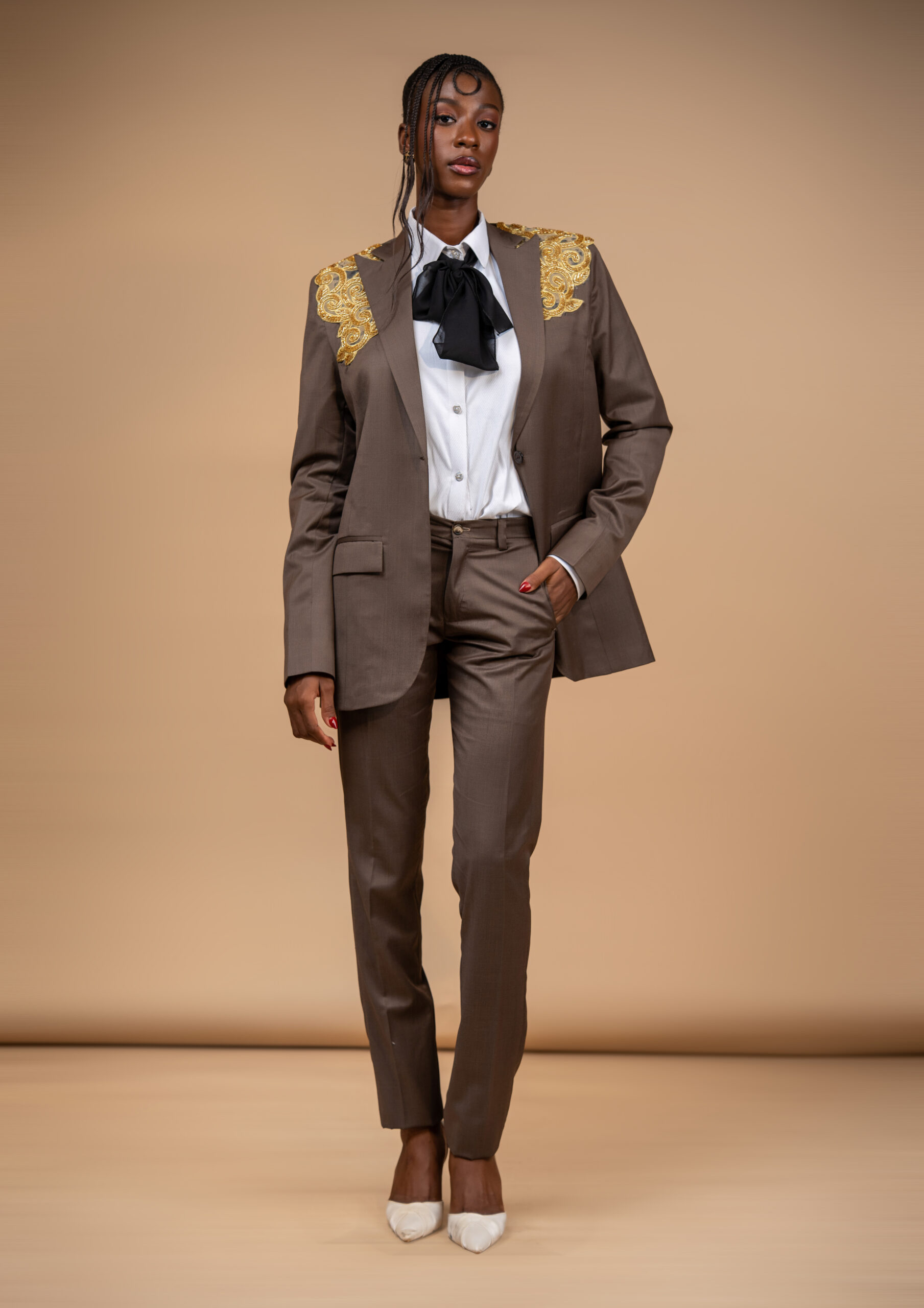 Noir Dominion blazer and trouser by SYMS